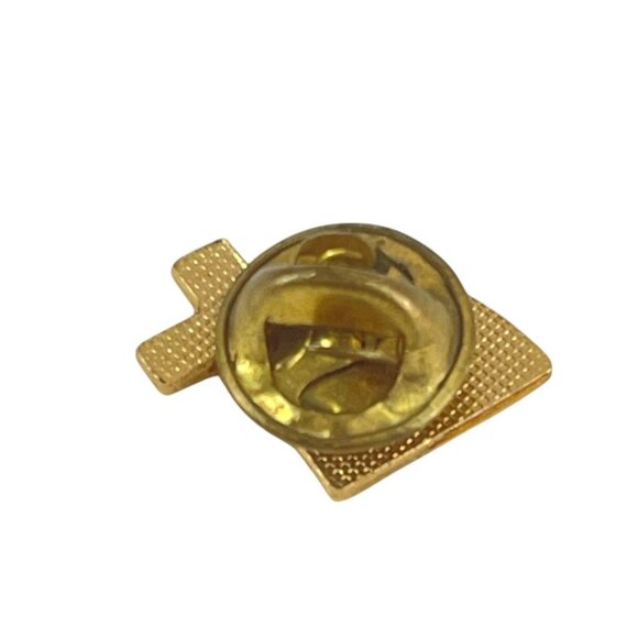 Rainbow & Cross Enamel Lapel Pin With Secure Clutch Back - Picture 4 of 5